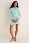 Sage Green Leonara Long Sleeved Mini Dress