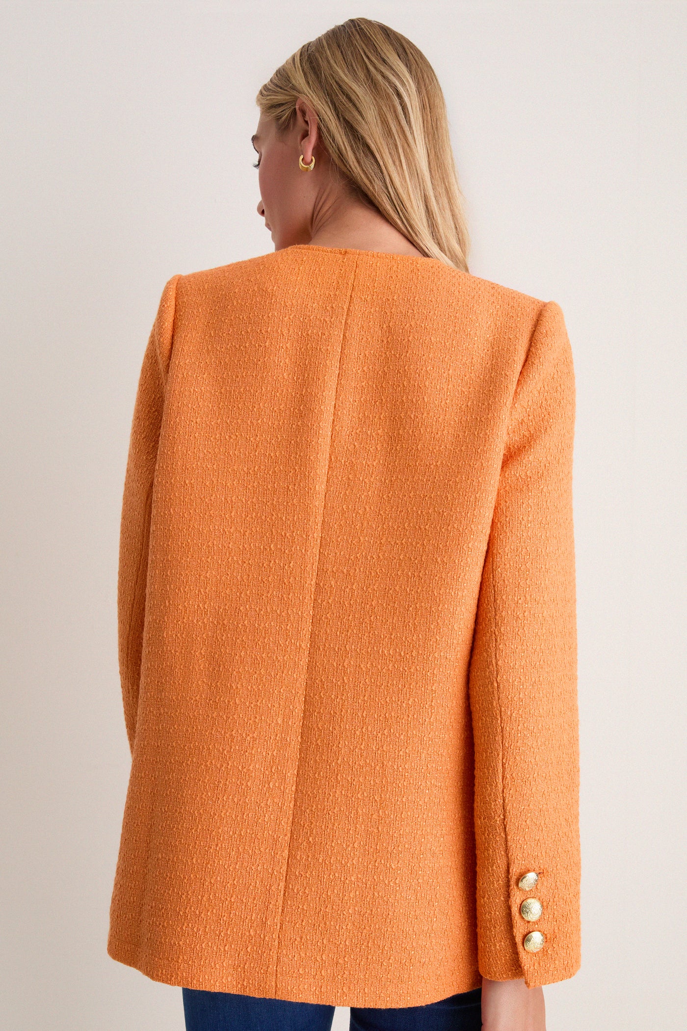 Orange Tweed Jennings Jacket