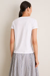 White Perry Slim Classic Tee