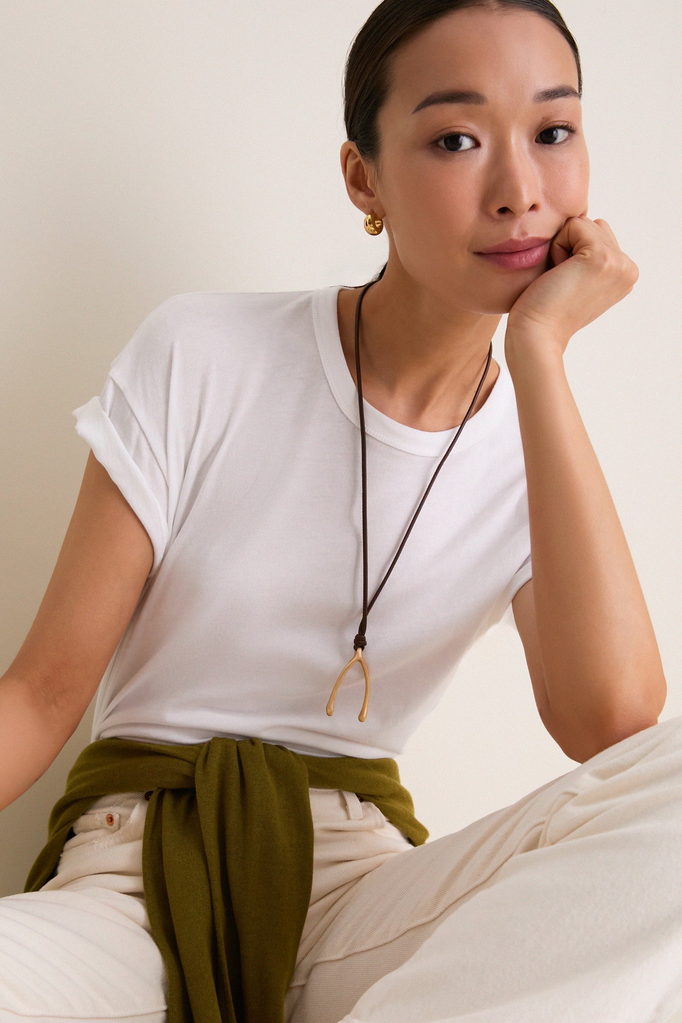 White Paxton Boyfriend Tee
