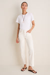 White Paxton Boyfriend Tee