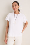 White Paxton Boyfriend Tee