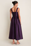 Plum Dupioni Esme Dress