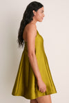Lentil Dupioni Edith Mini Dress