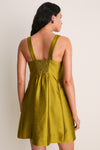 Lentil Dupioni Edith Mini Dress
