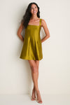 Lentil Dupioni Edith Mini Dress