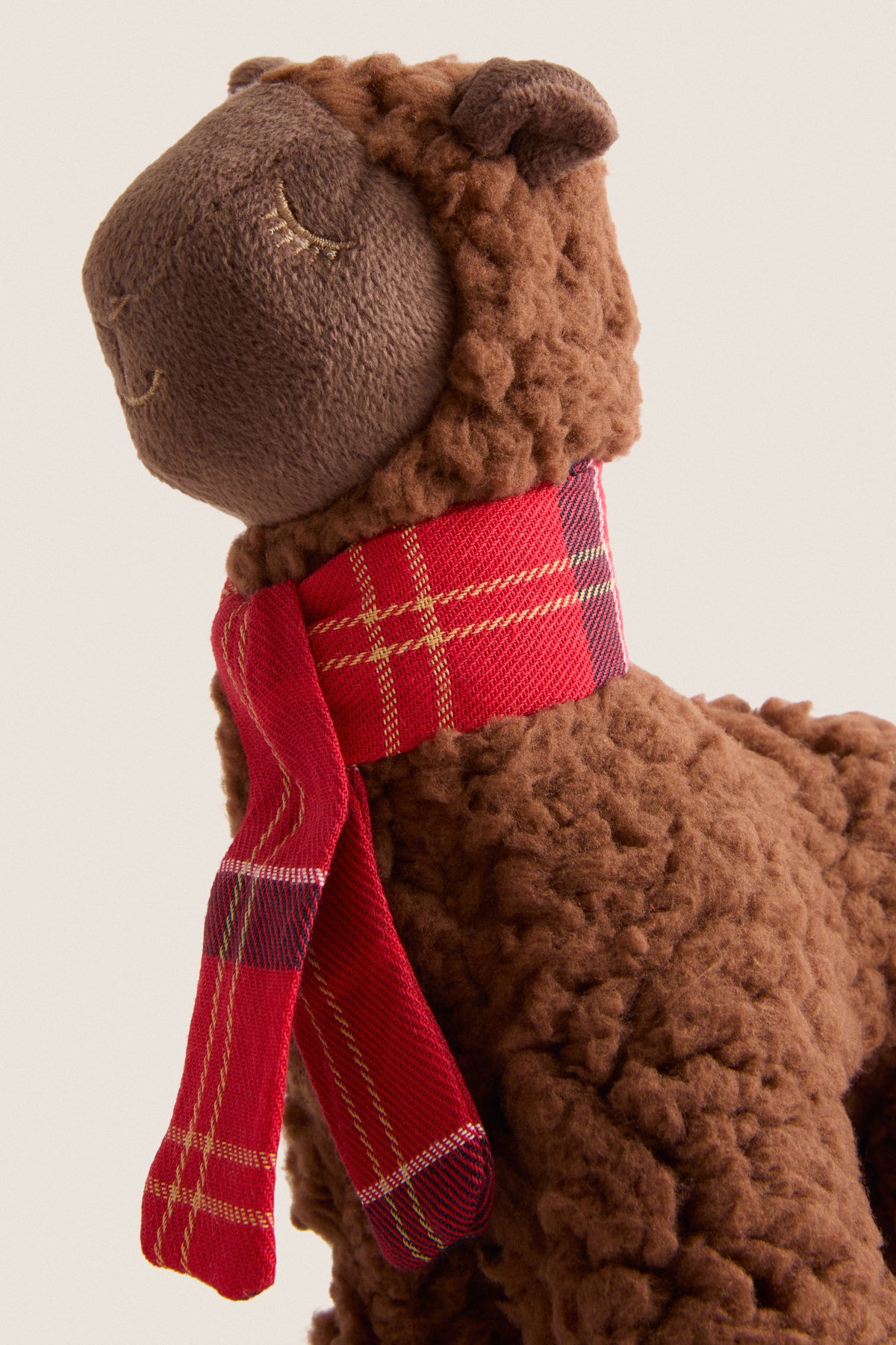 Brown Llama Dog Toy