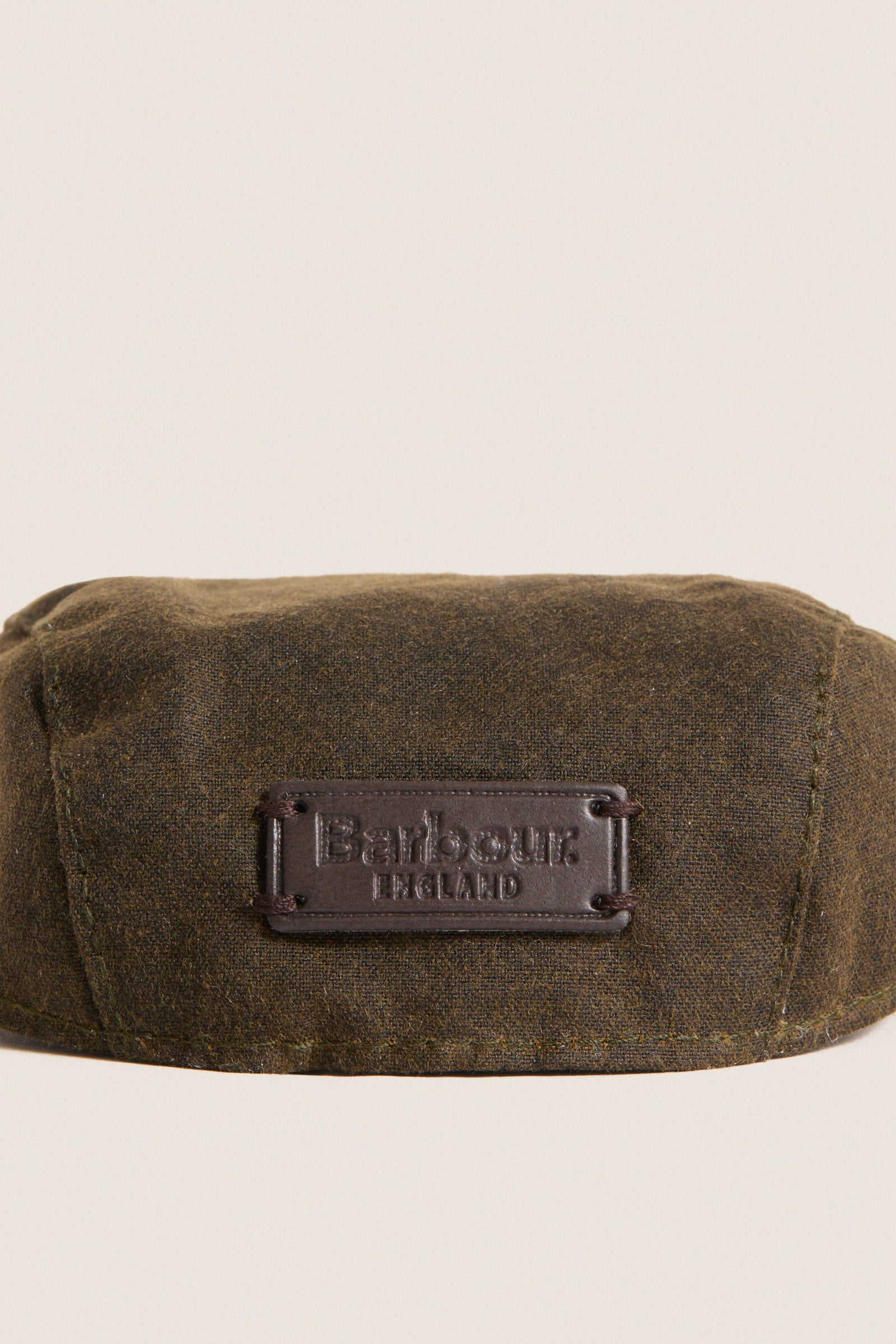 Olive Dog Wax Flat Cap
