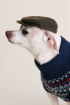 Olive Dog Wax Flat Cap