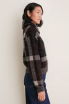 Multi Carville Knitted Zip Through Jacket