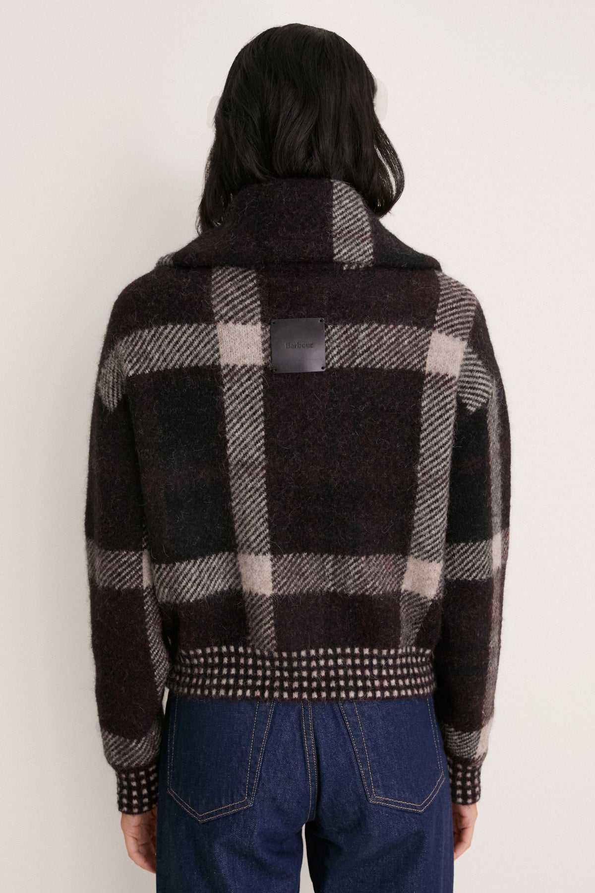 Multi Carville Knitted Zip Through Jacket