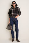 Multi Carville Knitted Zip Through Jacket