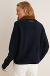 Navy Ravenshill Knitted Jumper