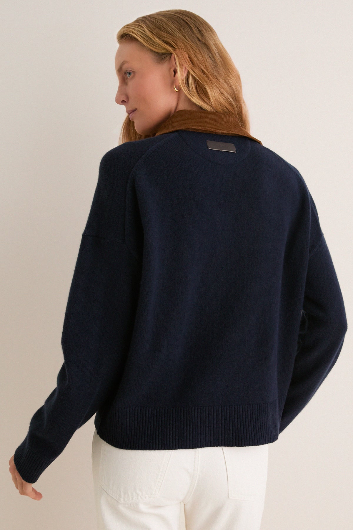Navy Ravenshill Knitted Jumper