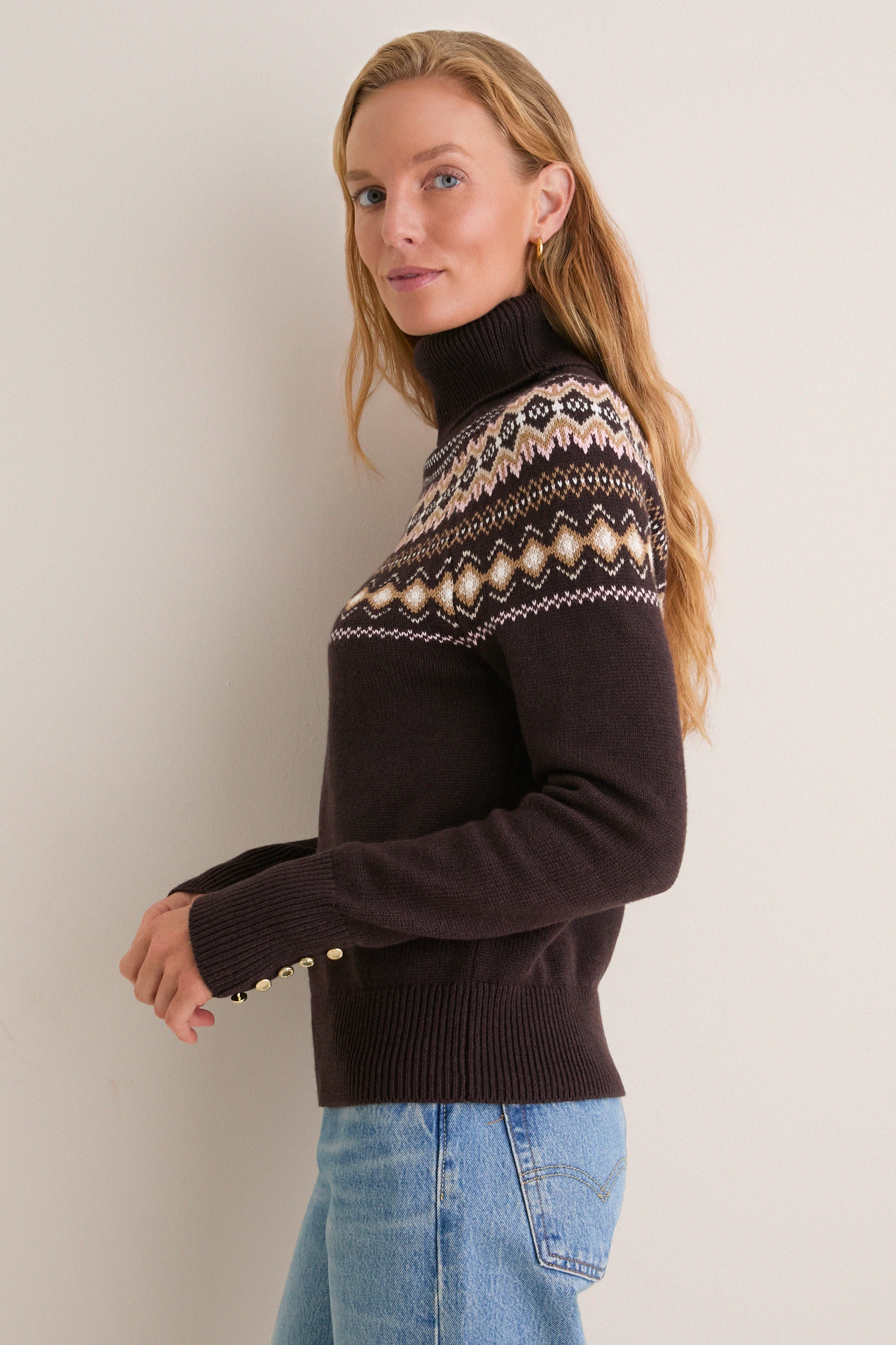 Seal Brown Darwen Knitted Jumper