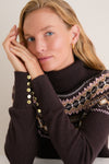 Seal Brown Darwen Knitted Jumper