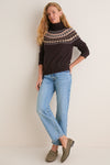 Seal Brown Darwen Knitted Jumper