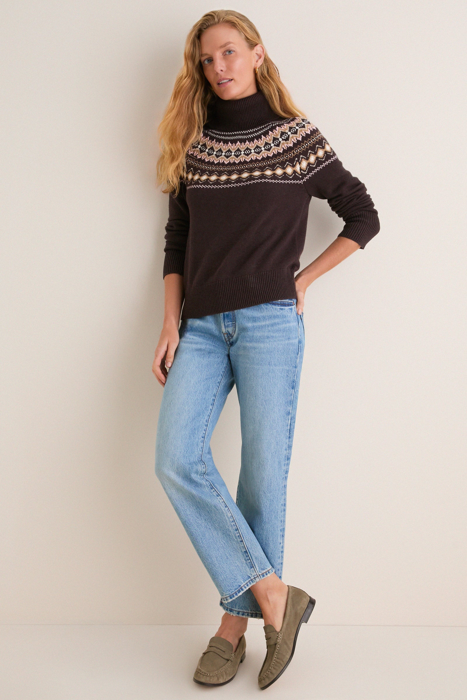 Seal Brown Darwen Knitted Jumper
