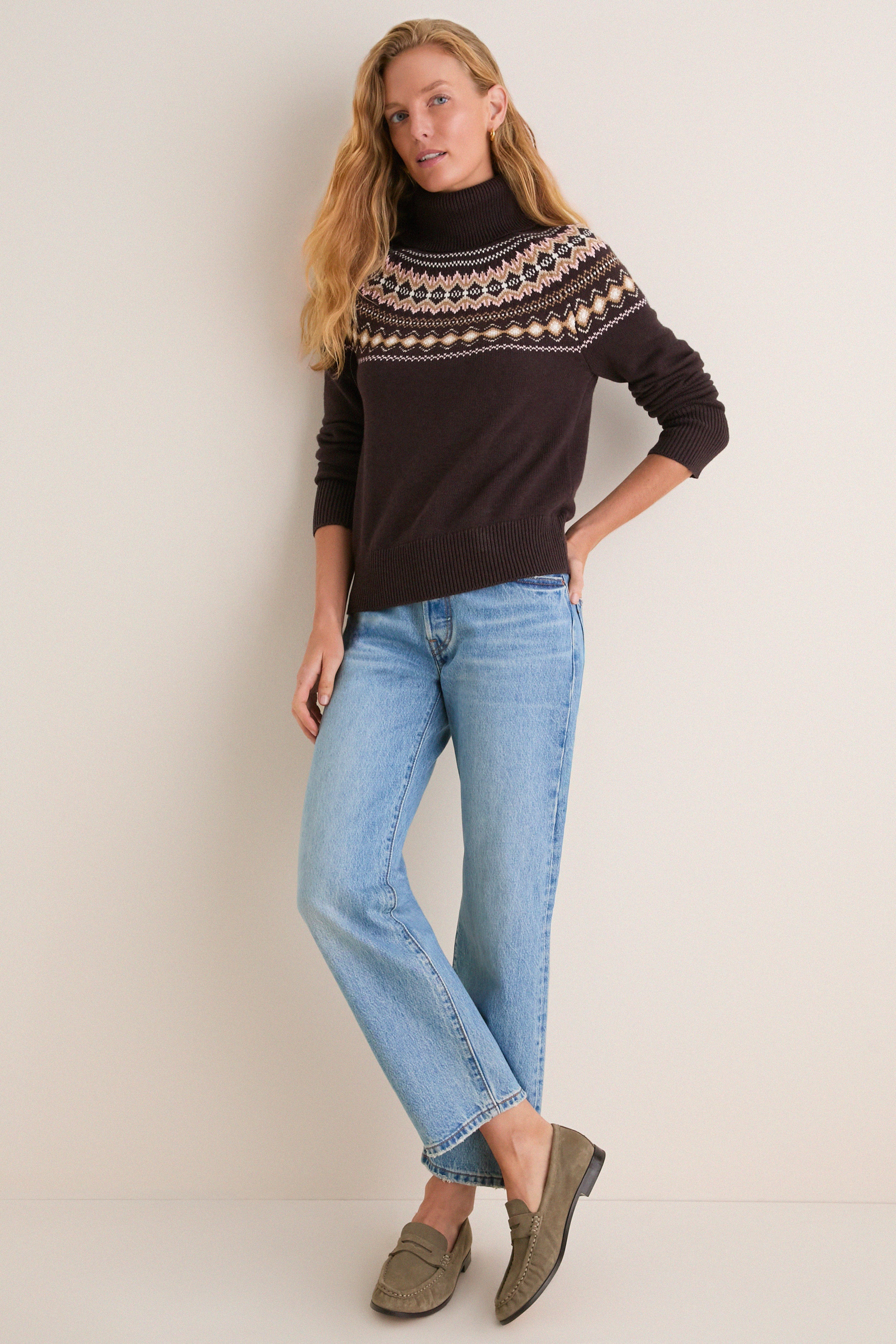 Seal Brown Darwen Knitted Jumper