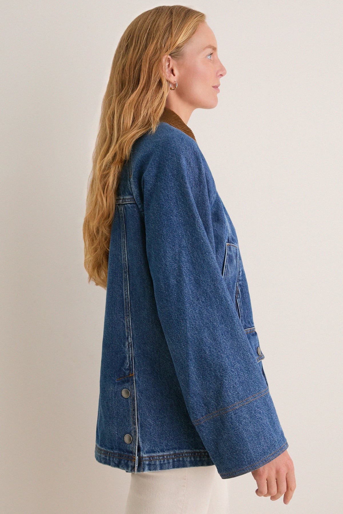 Mid Blue Denim Modern Beadnell Casual Jacket