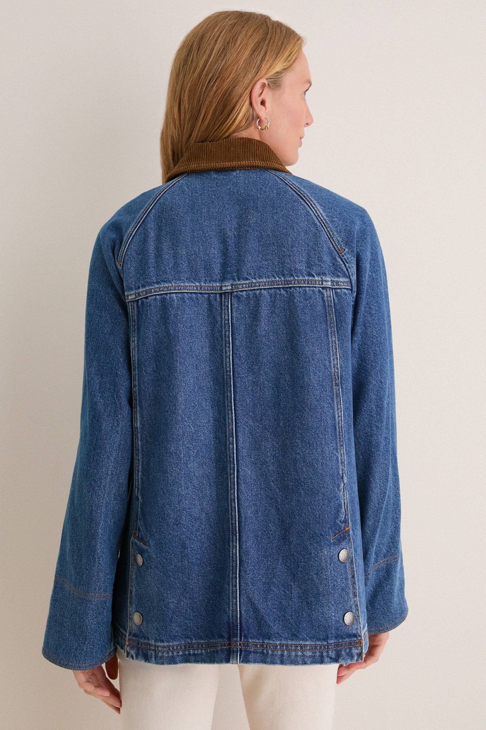 Mid Blue Denim Modern Beadnell Casual Jacket