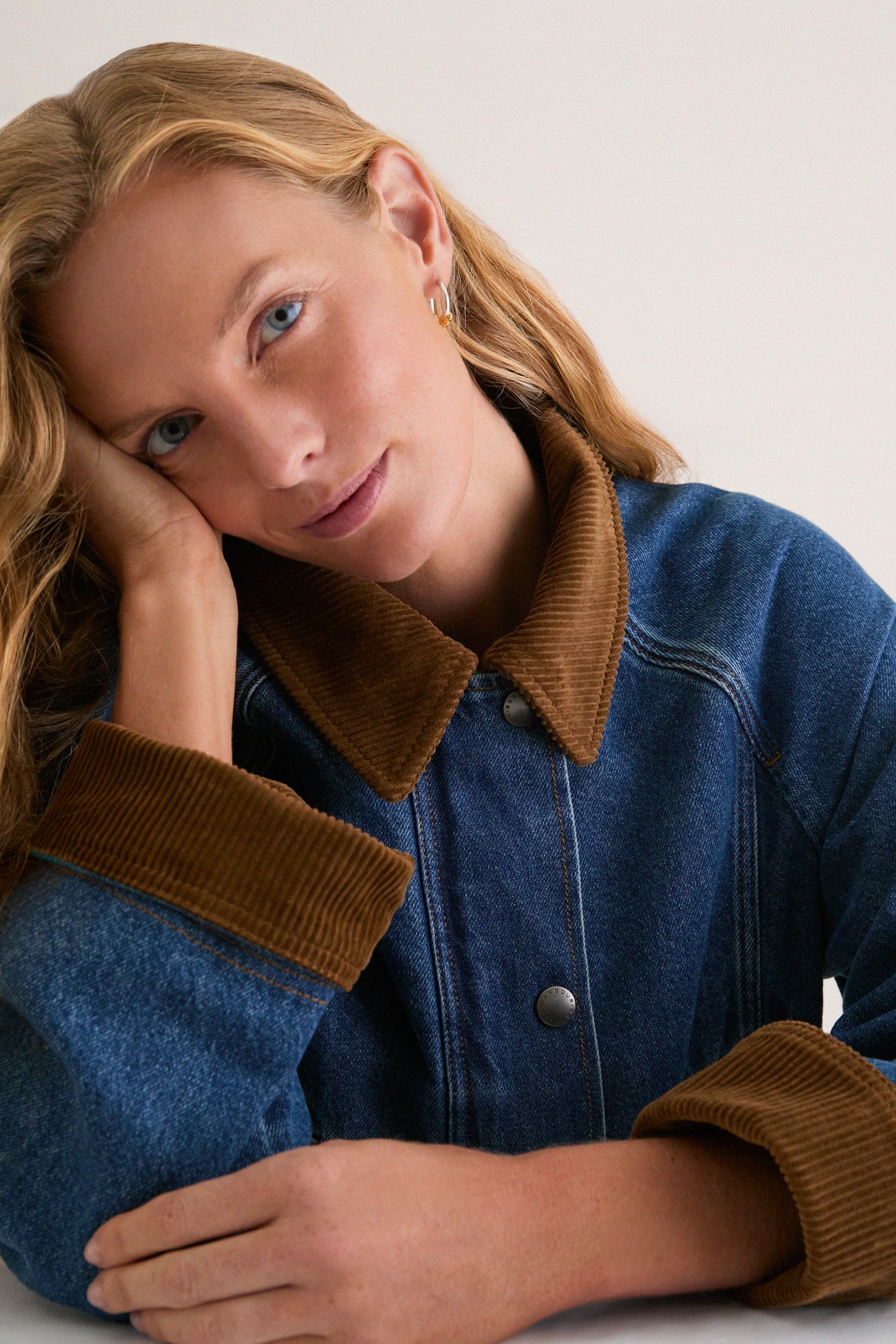 Mid Blue Denim Modern Beadnell Casual Jacket