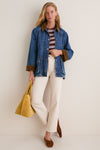 Mid Blue Denim Modern Beadnell Casual Jacket