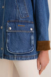 Mid Blue Denim Modern Beadnell Casual Jacket