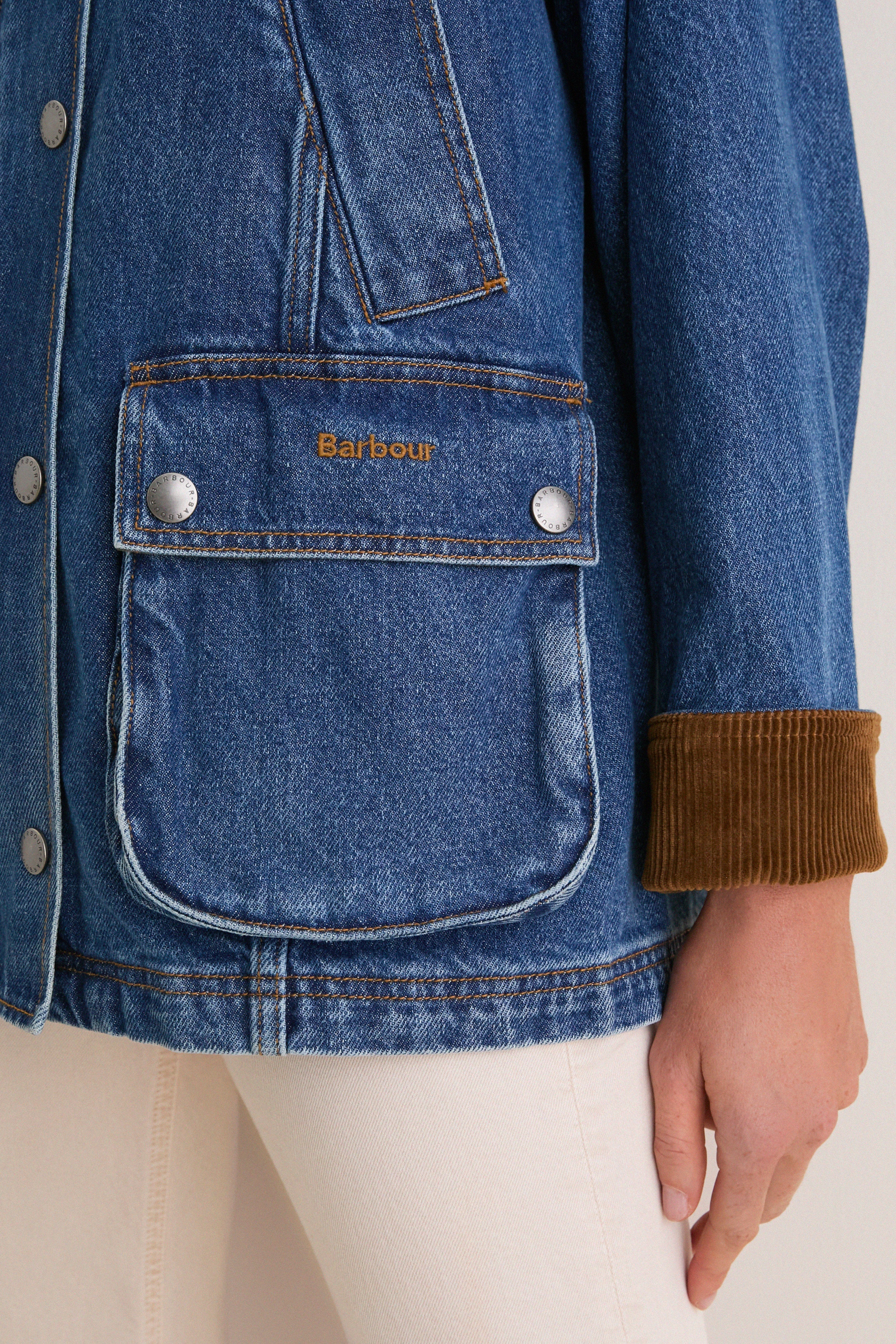 Mid Blue Denim Modern Beadnell Casual Jacket