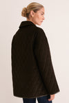 Dark Brown Marlow Quilted Jacket