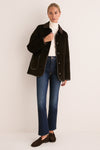 Dark Brown Marlow Quilted Jacket