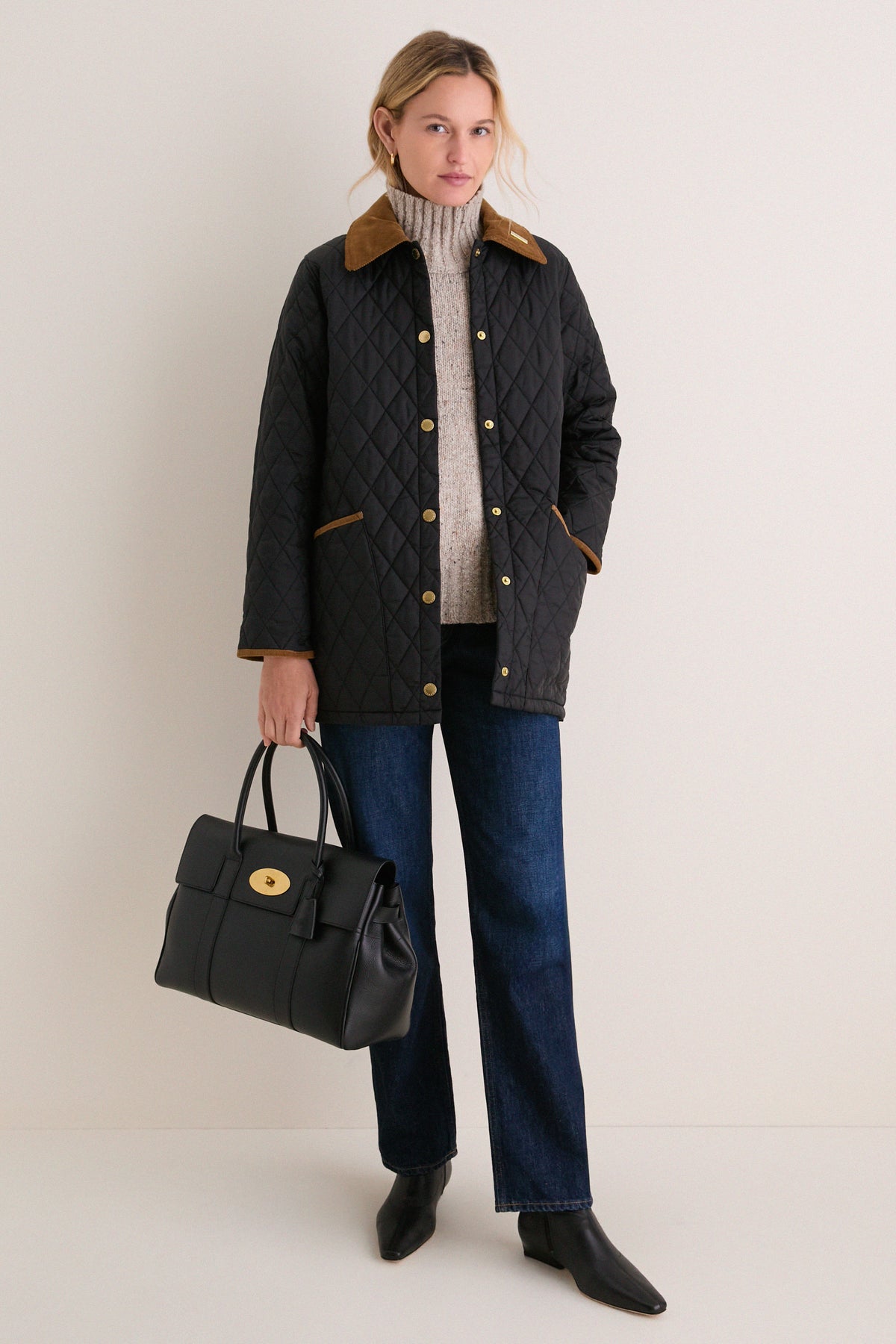 Black Icons Modern Liddesdale Quilted Jacket