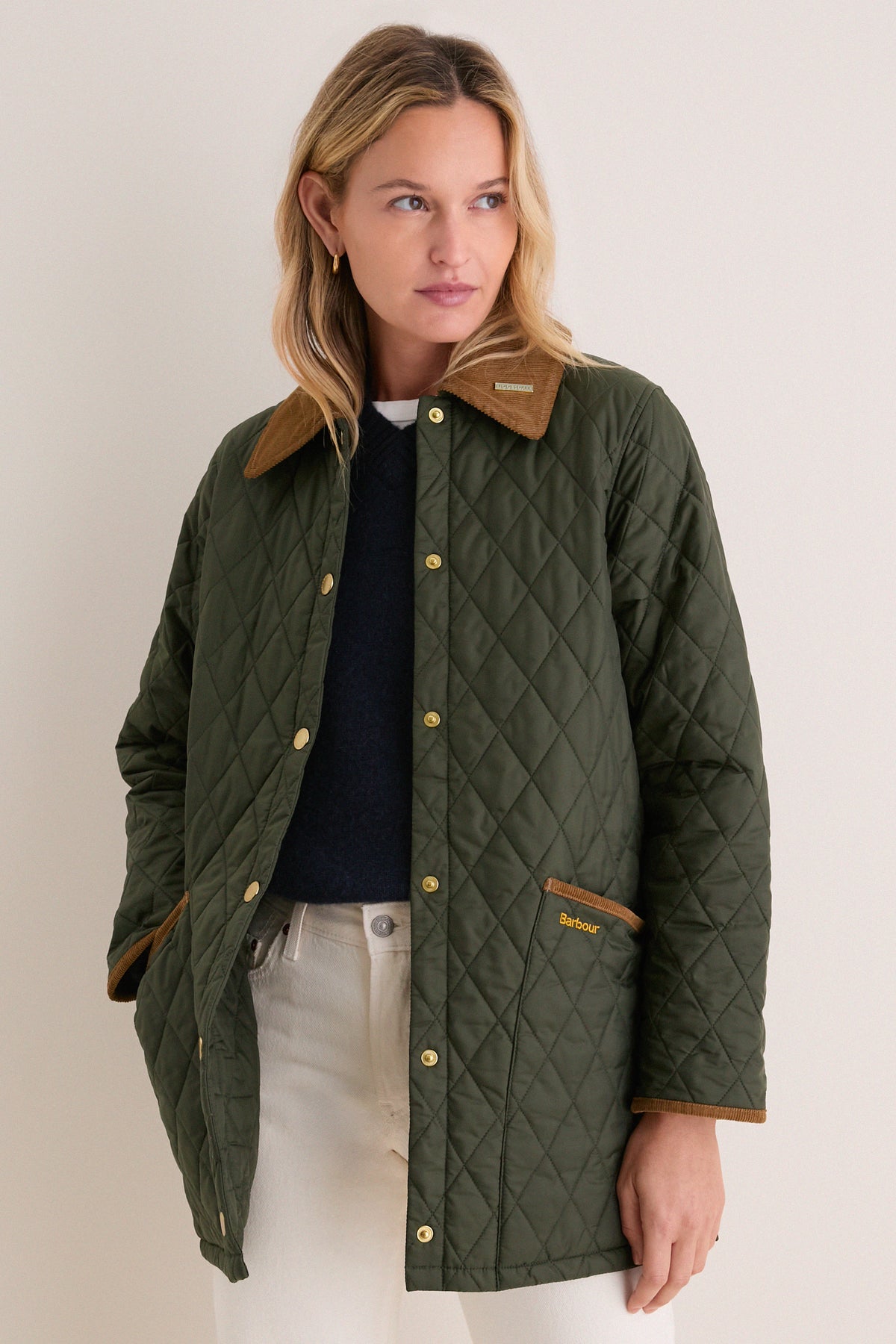 Olive Icons Modern Liddesdale Quilted Jacket