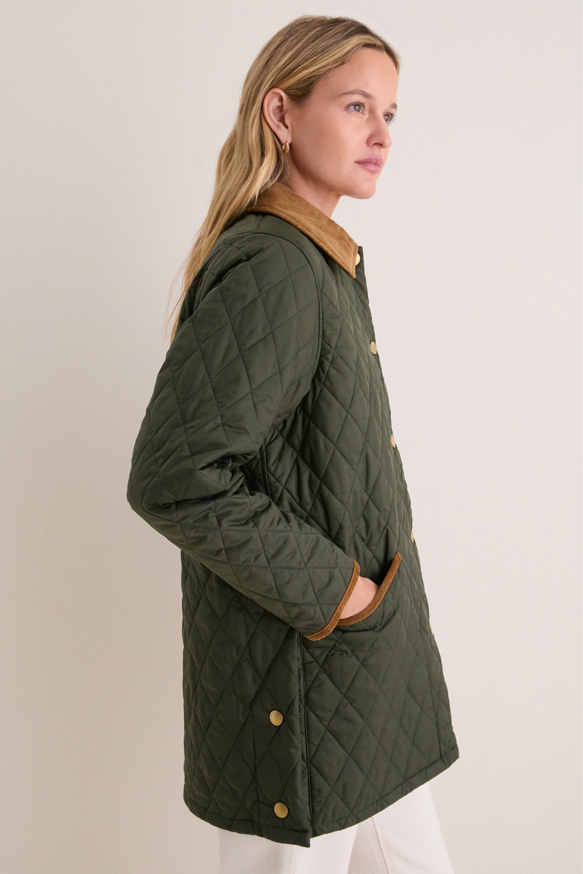 Olive Icons Modern Liddesdale Quilted Jacket