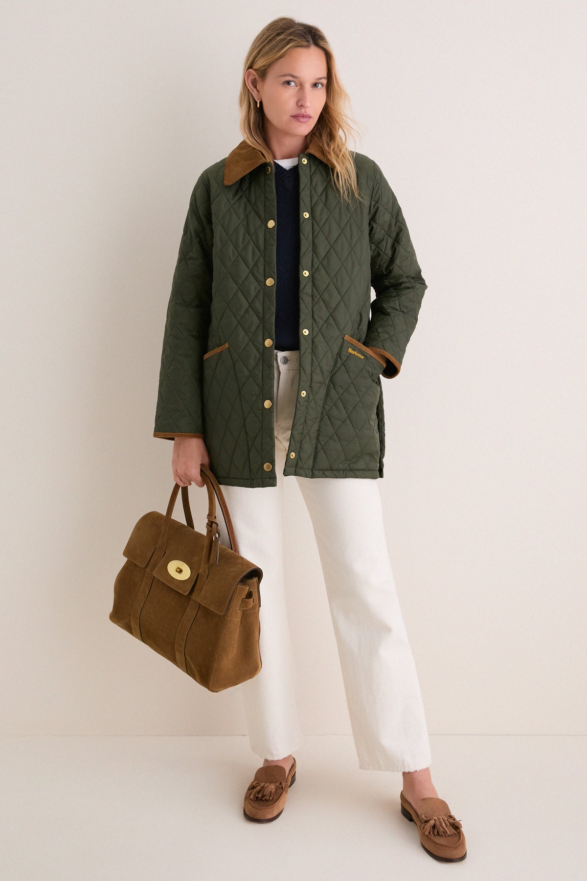Olive Icons Modern Liddesdale Quilted Jacket