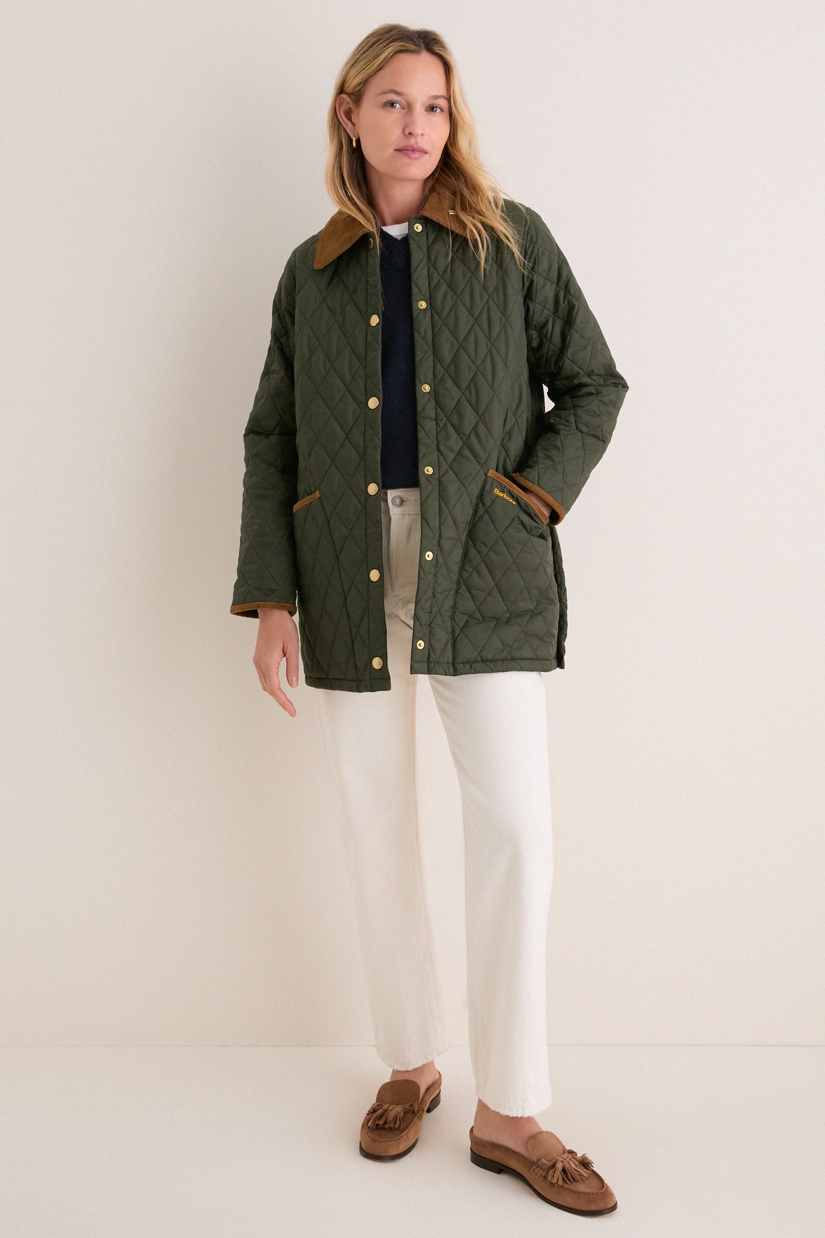 Olive Icons Modern Liddesdale Quilted Jacket