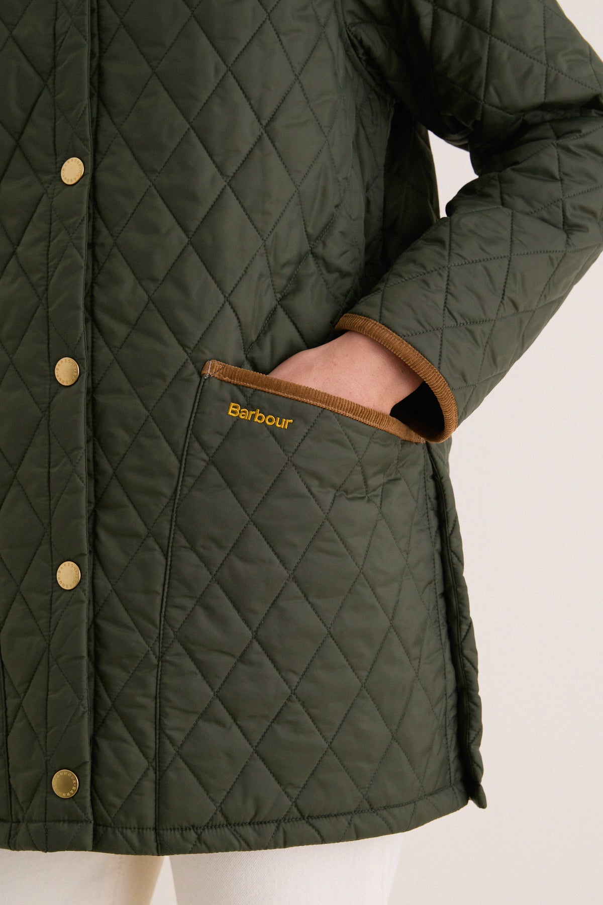 Olive Icons Modern Liddesdale Quilted Jacket