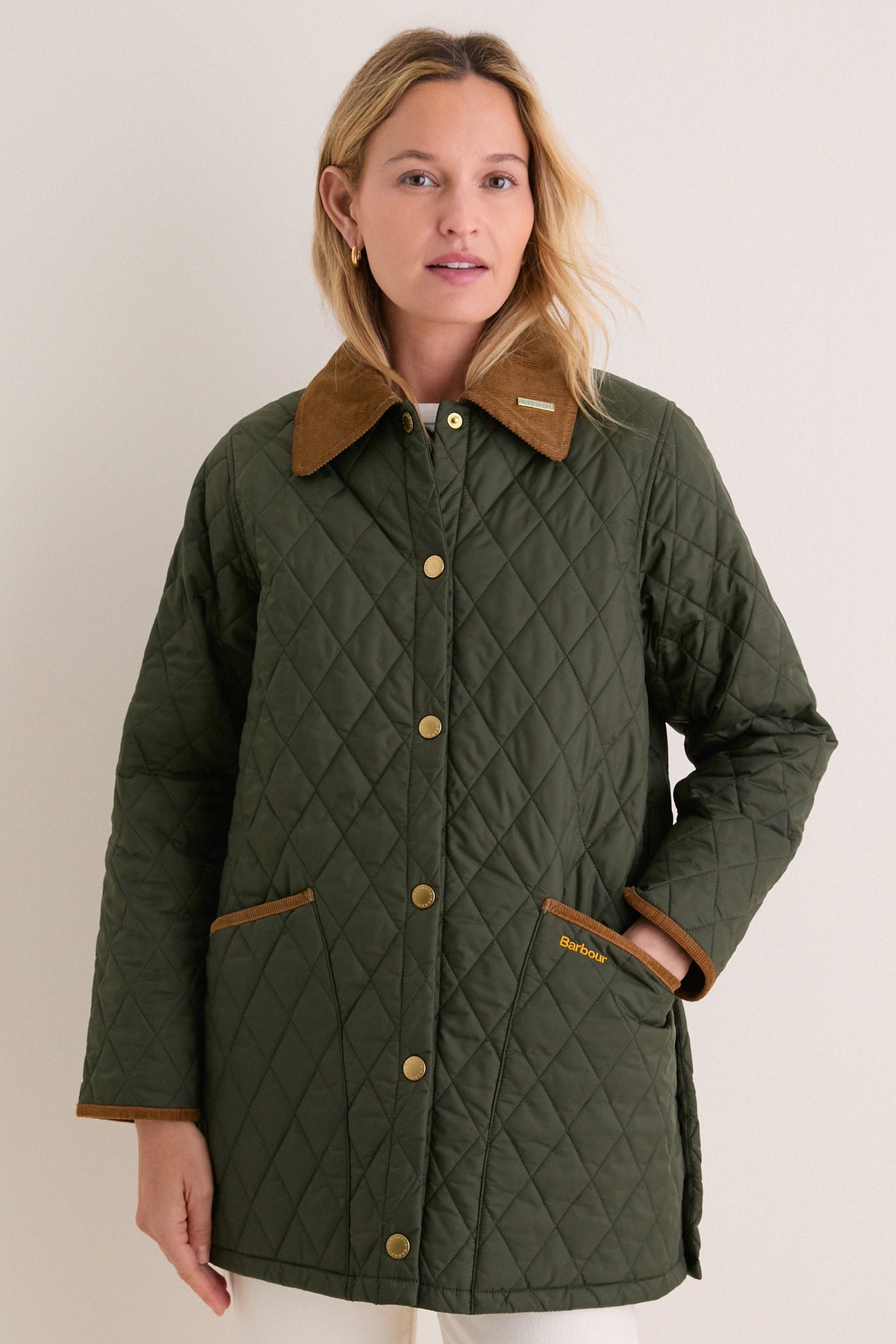 Olive Icons Modern Liddesdale Quilted Jacket