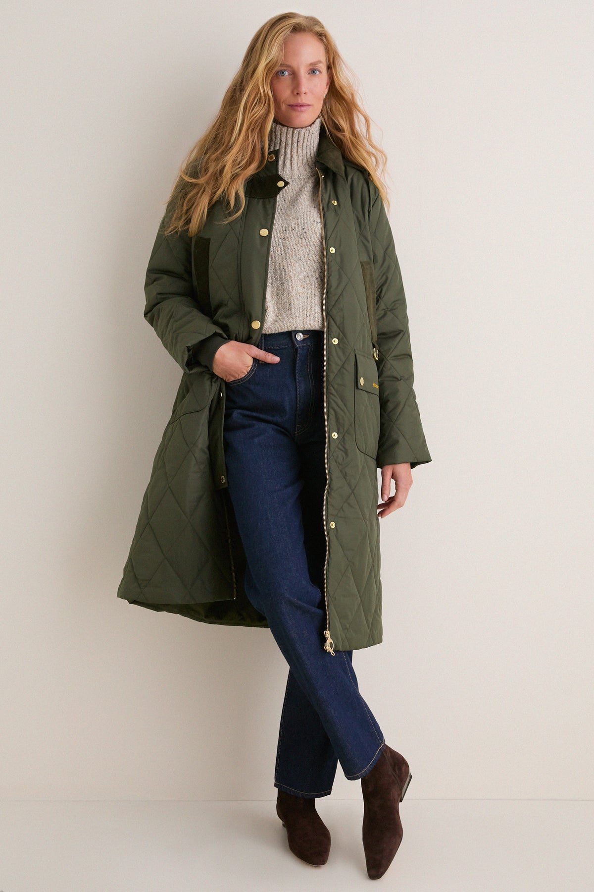Olive Rudson Quilted Jacket