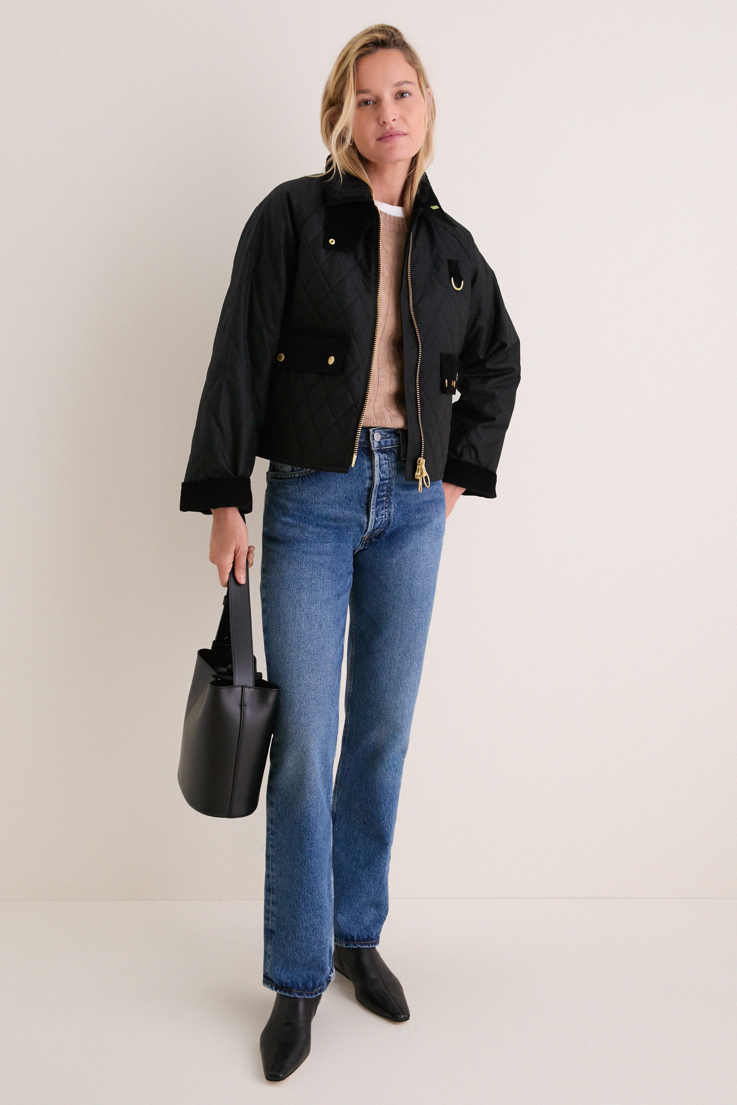 Black Icons Quilted Spey Wax Jacket