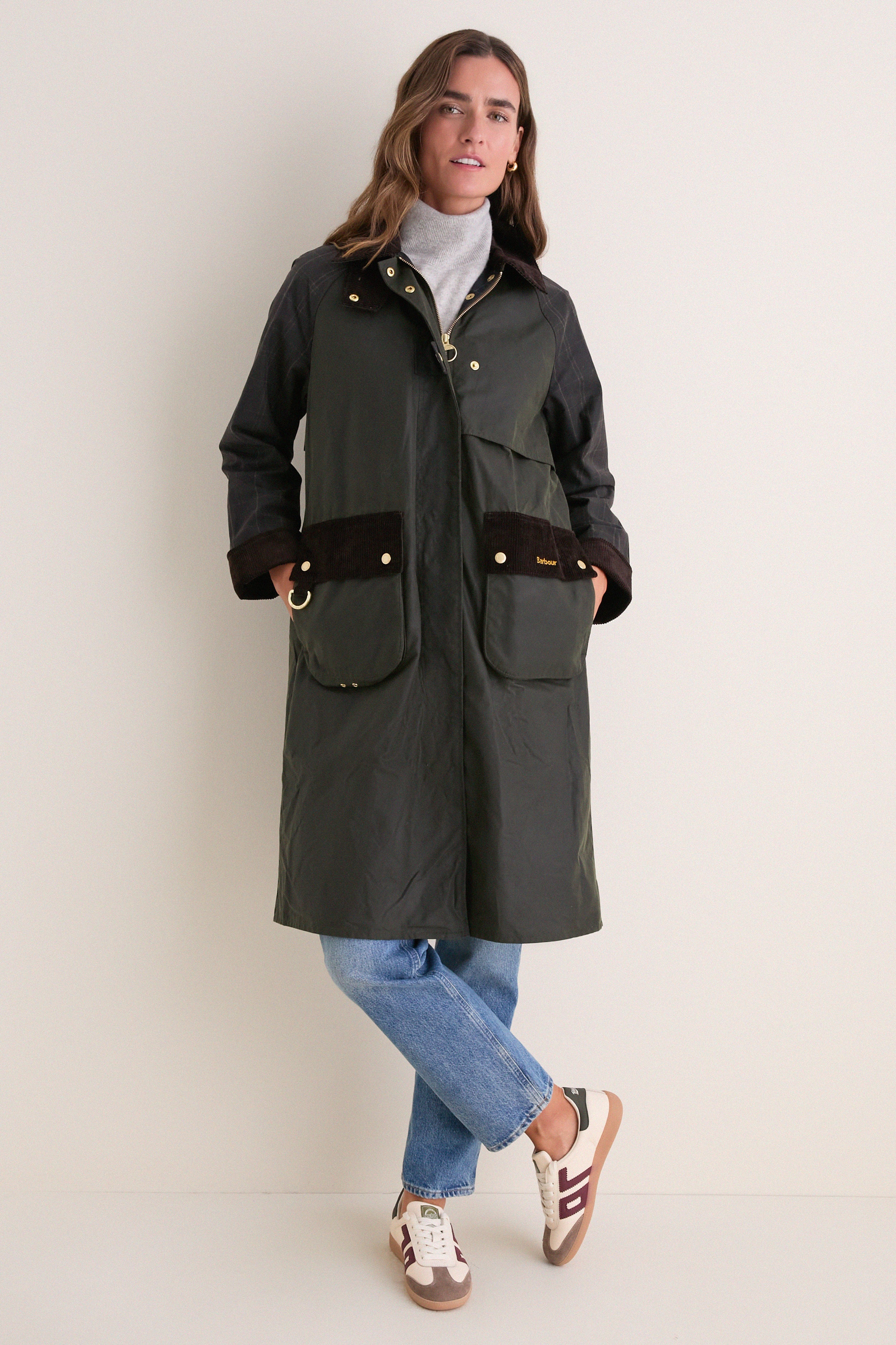 Fern Checked Kirklees Wax Jacket | Barbour | Tuckernuck