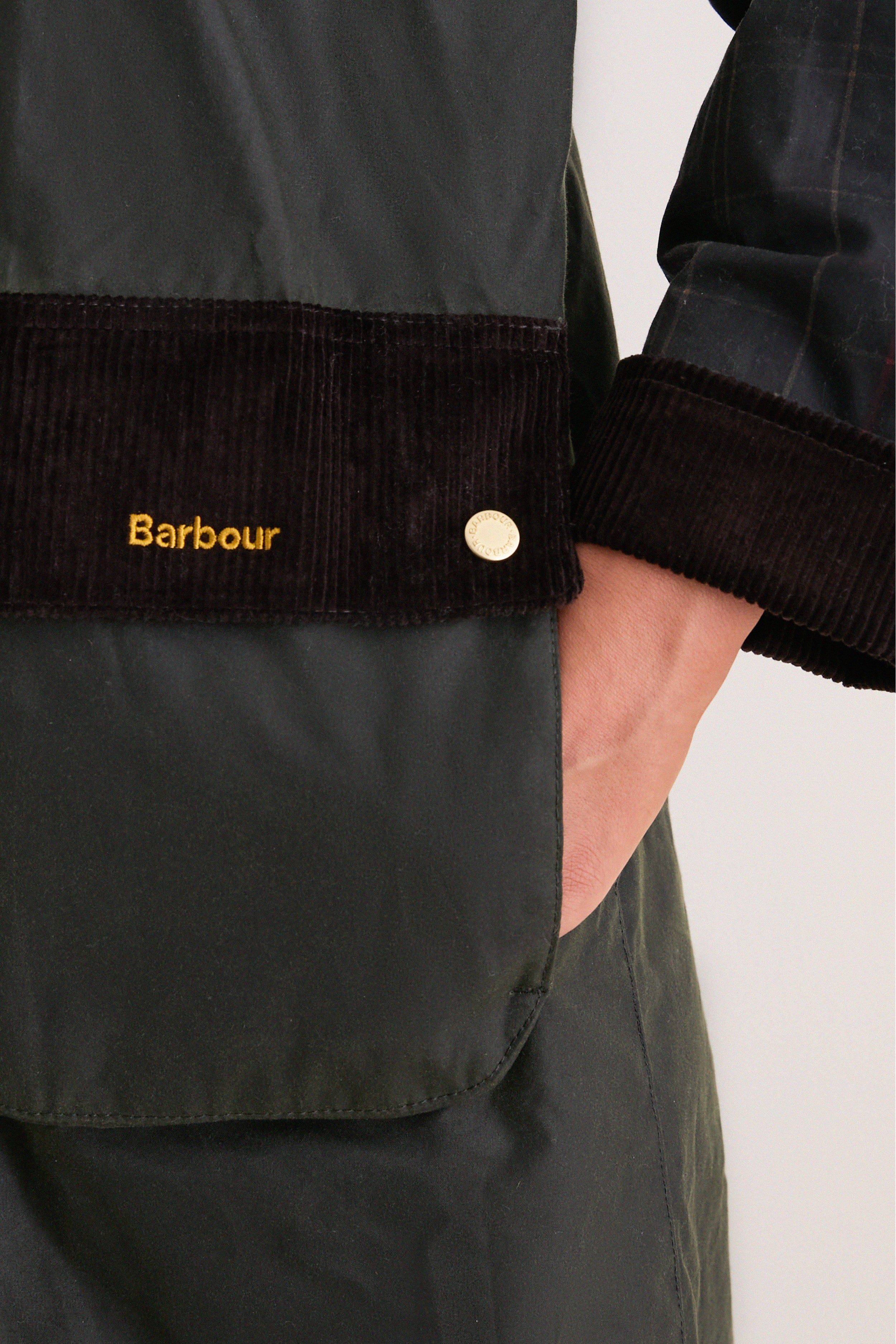 Fern Checked Kirklees Wax Jacket | Barbour | Tuckernuck