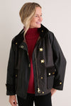 Classic Muted Hazelwood Checked Wax Jacket