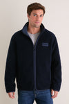 Navy Reversible Fleece Jacket
