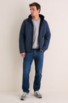 Navy Reversible Fleece Jacket