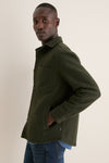 Sage Marltown Tailored Wool Blend Overshirt
