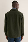 Sage Marltown Tailored Wool Blend Overshirt