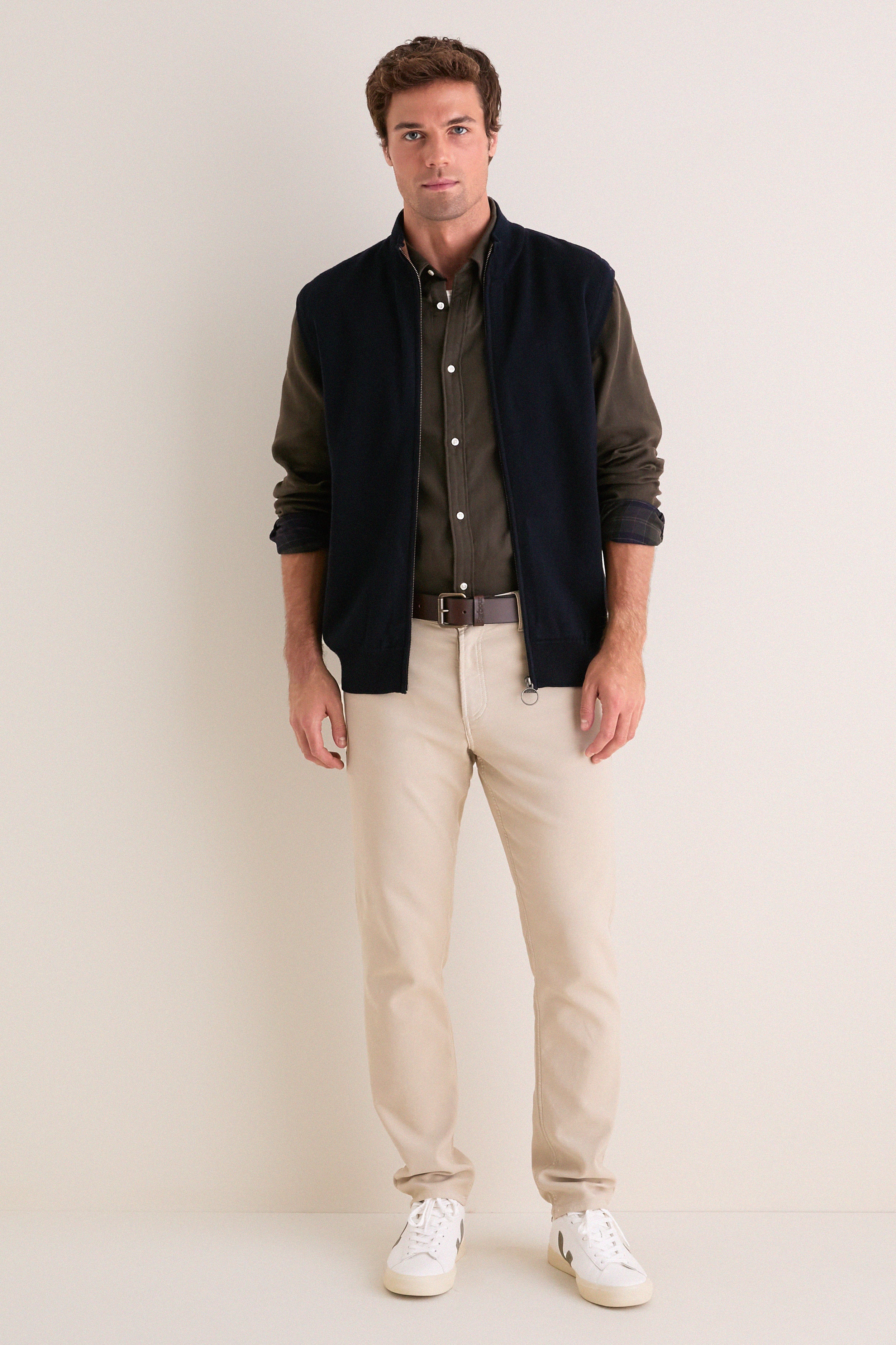 Navy Marcus Knitted Gilet