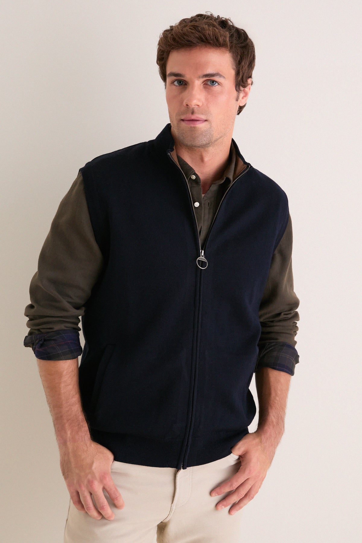 Navy Marcus Knitted Gilet
