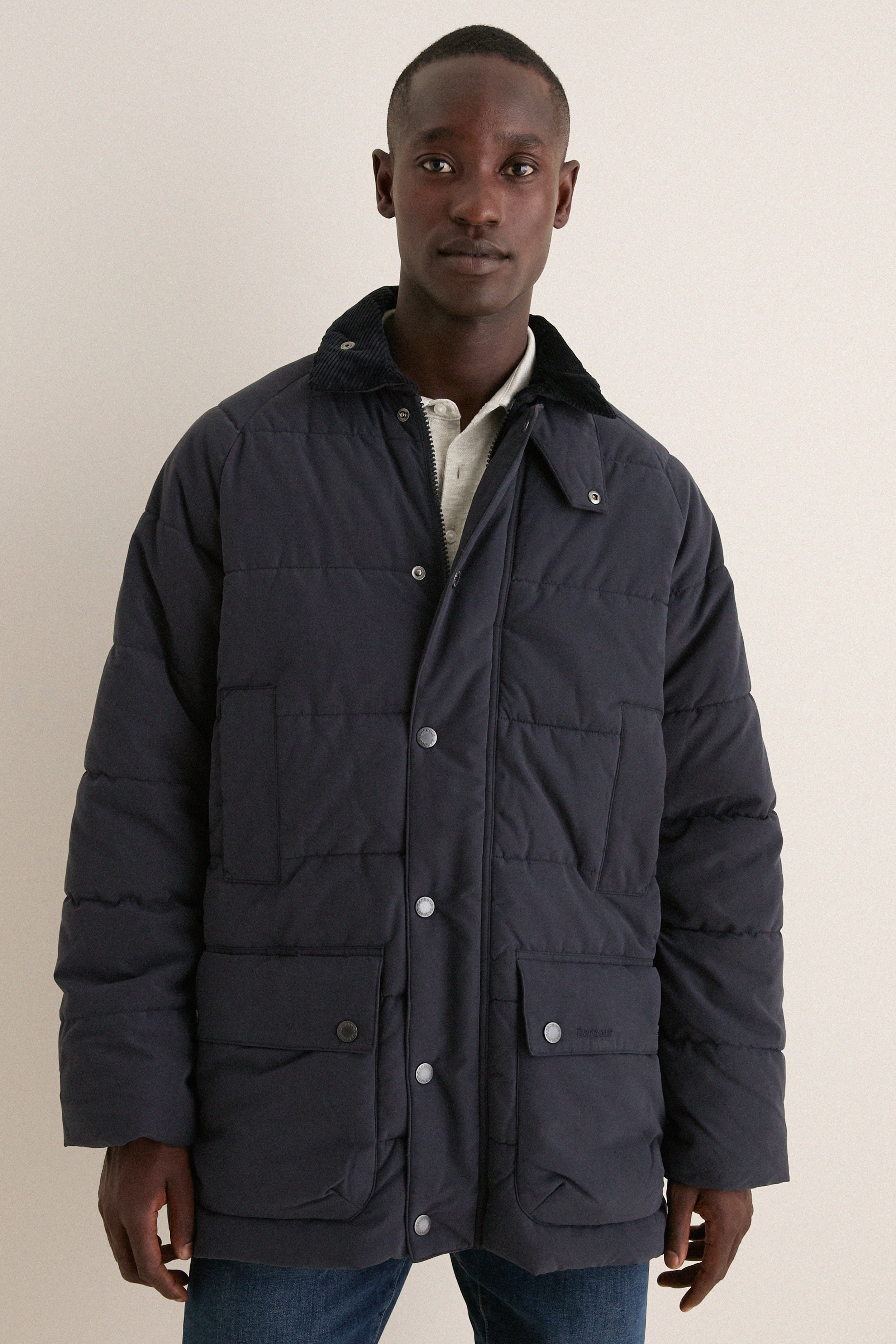 Dark Navy Beaufort Puffer Jacket | Barbour
